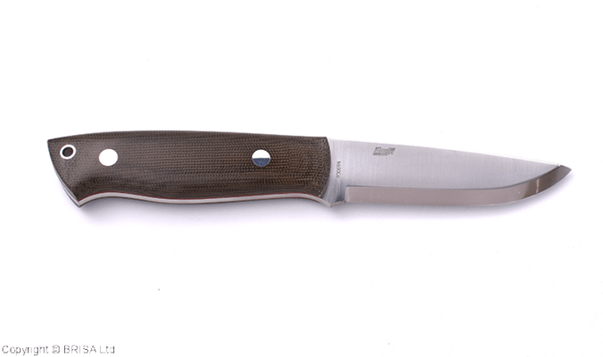 Brisa Trapper 95-green micarta N690Co Scandi Sheath trapper 95 BRS-063-2017-1558 - KNIFESTOCK