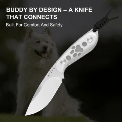 Kizer BUDDY Maksim Epifantsev AEB-L Acrylic 1081A4 - KNIFESTOCK