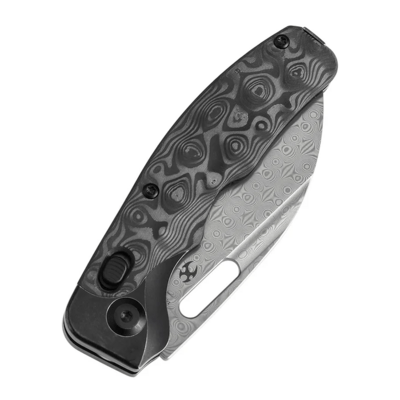 KANSEPT Vivid Damascus Cross Bar Lock K1094V1 - KNIFESTOCK