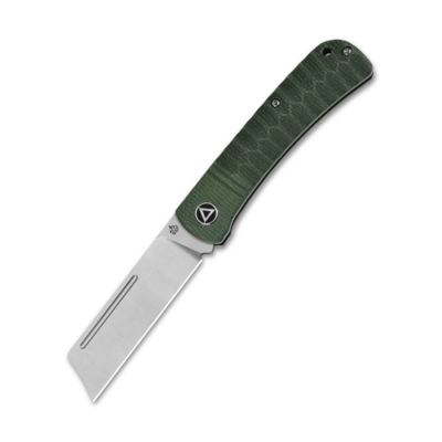 QSP Knife Hedgehog 14C28N , Micarta, green QS142-A - KNIFESTOCK