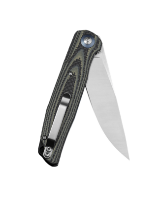 Bestech ASCOT D2, Satin, Interlayer with Carbon Fiber and G10 BG19B - KNIFESTOCK