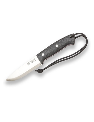 Joker Ranger Knife with Canvas Micarta Handle, Scandi Grind, 11 cm Blade with Firesteel CM143-P - KNIFESTOCK