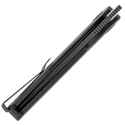 Petrified Fish PFP01 Beluga Black Stonewash K110 Black G10 PFP01DW - KNIFESTOCK