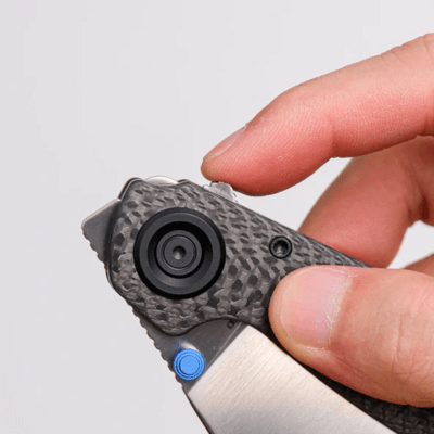 Vosteed Shilin Cutter Elmax Satin Black Carbon Fiber A2810 - KNIFESTOCK