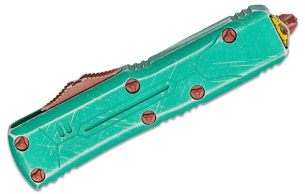 Microtech UTX-85 T/E Bounty Hunter Standard Stonewash Black Blood 233-10BH - KNIFESTOCK
