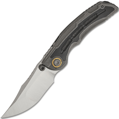 Kizer SLIVER WING (Limited version) M390 Satin Titanium Handles ZX-FK01A3 - KNIFESTOCK