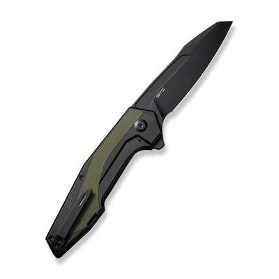 Civivi Hypersonic Black Stonewashed 14C28N/From Green G10 C22011-1 - KNIFESTOCK