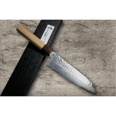 Dellinger WA-Santoku Knife 170mm, Sakai Takayuki VG-10 Zelkova Oktagon - KNIFESTOCK