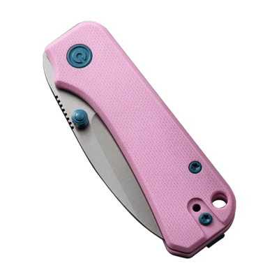 CIVIVI Baby Banter Powder Pink G10 HandleSatin Finished Nitro-V BladeNested Li - KNIFESTOCK