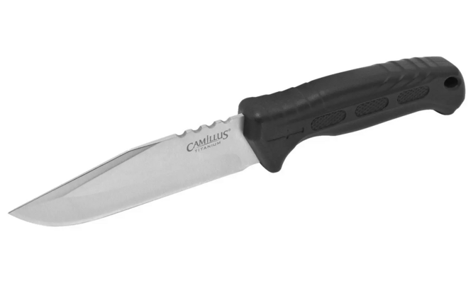 CAMILLUS HAWKER / 9&quot; OVERALL / 4&quot; DROP POINT BLADE / 420SS / FULL TANG / LANYARD HOLE / SHEATH CAM-1 - KNIFESTOCK