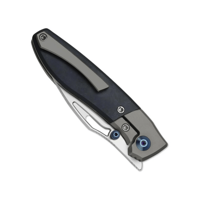 Kizer Shrike S45VN,Stonewashed,Titanium &amp; Richlite® - KNIFESTOCK