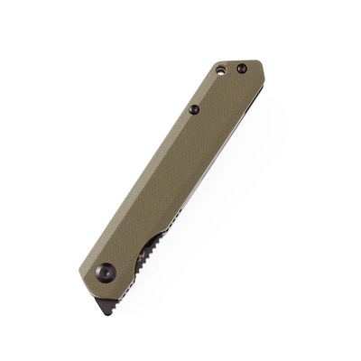 Kansept Prickle Black Coating 154CM Tanto Blade Green G10 T1012T2 - KNIFESTOCK