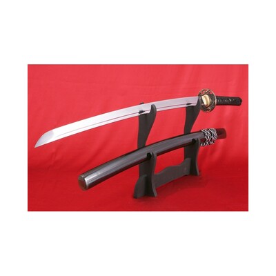 DELLINGER KATANA KOHAKU AISI 1095 HAMON K-702 - KNIFESTOCK