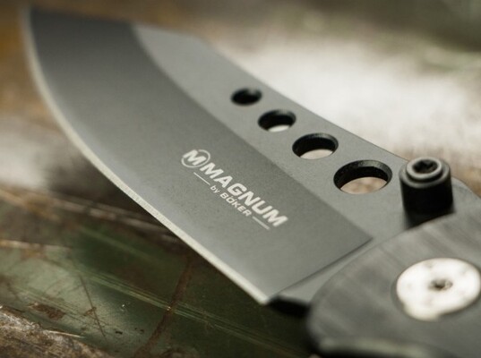 Magnum 01MB856 USN Seals Griff aus Aluminium Schwarz - KNIFESTOCK