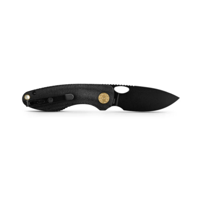 Vosteed Acorn 14C28N Black Stonewash Black Micarta A3302 - KNIFESTOCK