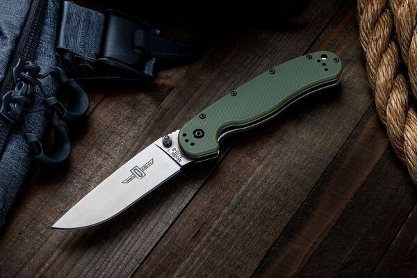 ONTARIO RAT I LINERLOCK FOLIAGE GREEN ON8848FG - KNIFESTOCK