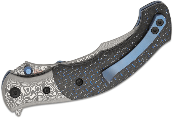 CRKT Ritual Compact Carbon Fiber Damascus CR-7466 - KNIFESTOCK