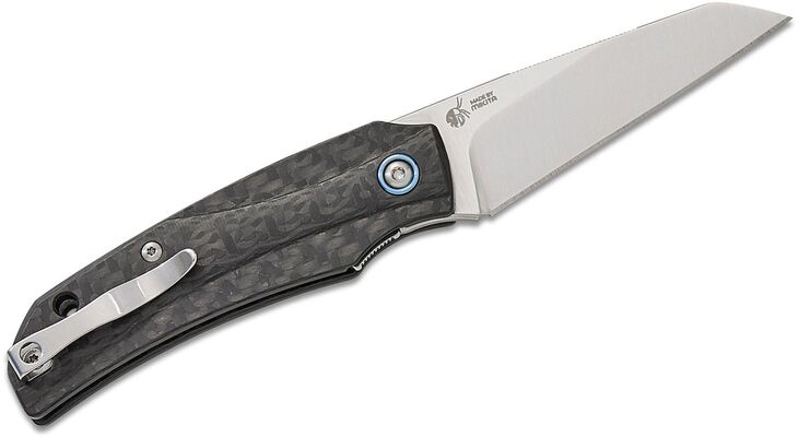 MKM ICE – MAGNACUT SATIN bld - CARBON FIBER hdl, S/S LINER Linerlock MK IC-CF  - KNIFESTOCK
