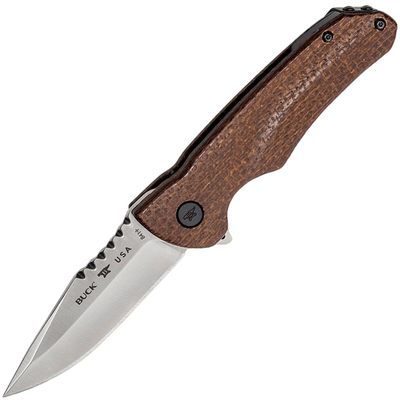 Buck Sprint Pro, Burlap Micarta BU-0841BRS1 - KNIFESTOCK