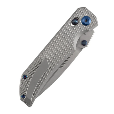 Kansept Eaglestrike Stonewashed CPM S35VN Bead Blasted Titanium K1095V4 - KNIFESTOCK