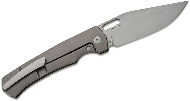 Nôž Artisan Revel Gray TC4 Titanium, (Sand Polished) S90V 1867G-GY - KNIFESTOCK