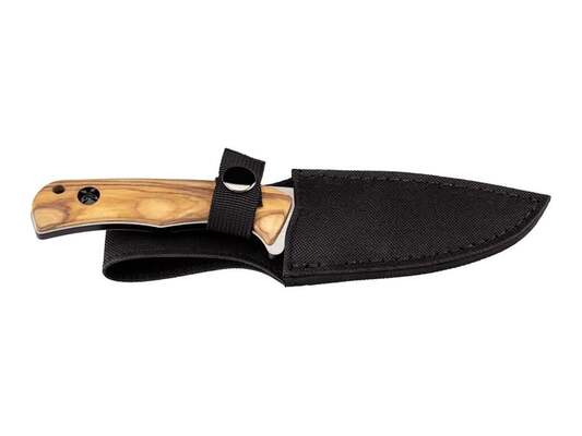 Herbertz Hunting Fixed Blade Knife, Zebrawood 55011 - KNIFESTOCK