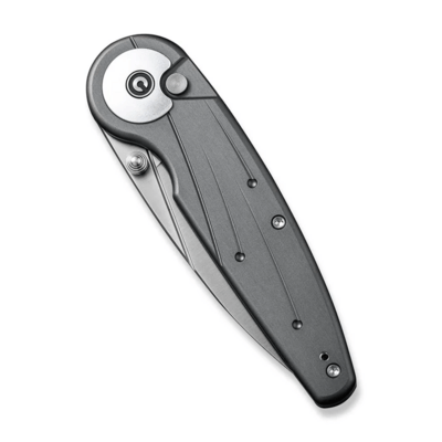 Civivi Starflare Gray Aluminum HandleSatin Finished Nitro-V BladeButton Lock C23052-2 - KNIFESTOCK