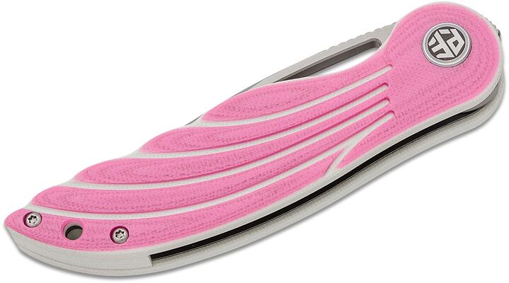 Petrified Fish PFE06 Nightingale Sand blasting 14C28N Pink G10 PFE06PKP - KNIFESTOCK