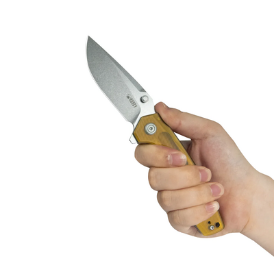 Kubey Calyce Beadblast 14C28N ,Ultem KU901R - KNIFESTOCK