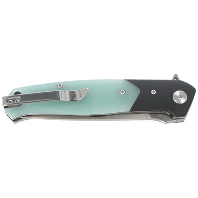 Bestech SWORDFISH D2, satin, Black / Jade G10 BG03E - KNIFESTOCK