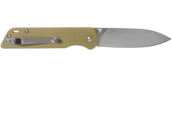 QSP Knife Parrot, Satin D2 Blade, Green Micarta Handle QS102-G - KNIFESTOCK