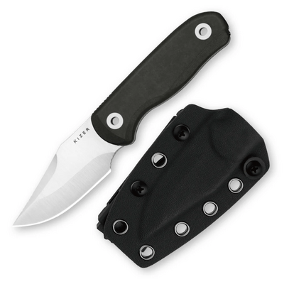 Kizer Drop Bear Fix S45VN,Satin,Richlite® - KNIFESTOCK