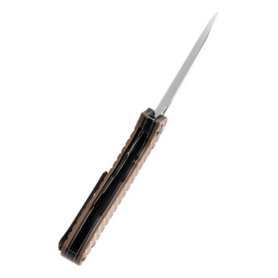 TENABLE KNIVES Bömbur Blackwash D2 0.196''/5.0mm Brown G10 with Frag Pattern T1054A2 - KNIFESTOCK