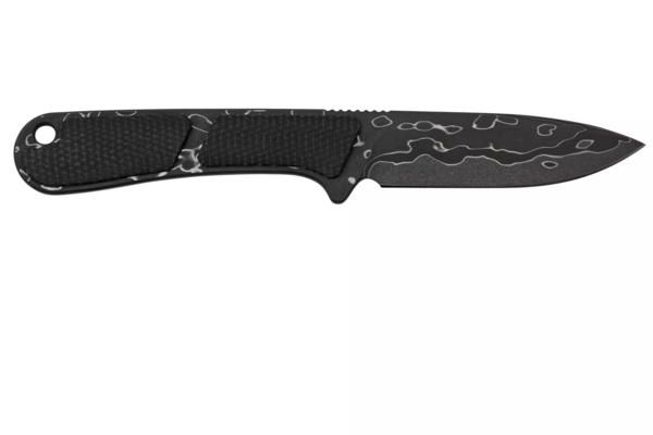 Civivi Mini Elementum Fixed Blade Dark Green Canvas Micarta Handle Damascus Blade C23010-DS1 - KNIFESTOCK