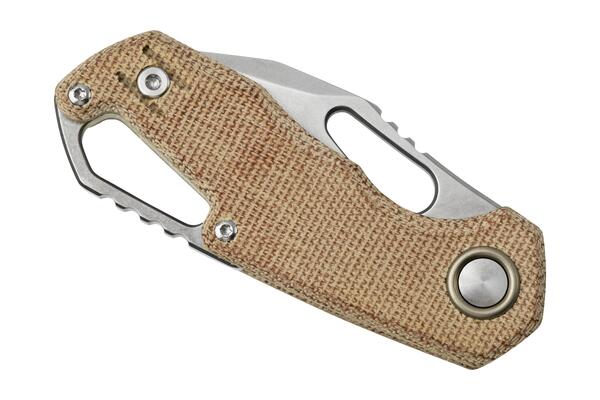 MKM ISONZO M390 Natural canvas micarta BÖHLER M390 MK FX03M-3NC - KNIFESTOCK