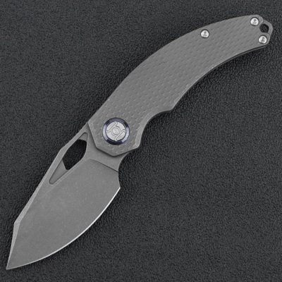 Kunwu Compadre Stonewash VANAX Titanium Stonewash Diamond Texture K706C-T1 - KNIFESTOCK