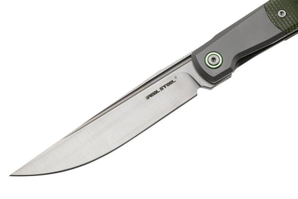 Real Steel Real Barlow RB-7 | S35VN | Titanium &amp; Inlay RE-7891 - KNIFESTOCK