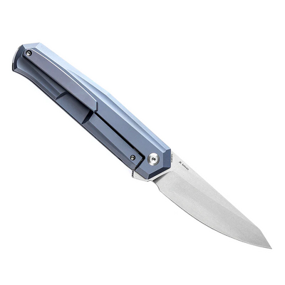 KANSEPT Integra M390, Blue Anodized Titanium K1042A3 - KNIFESTOCK