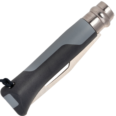 Opinel VRI N°08 Inox OUTDOOR PLASTIC Szary 001579 - KNIFESTOCK