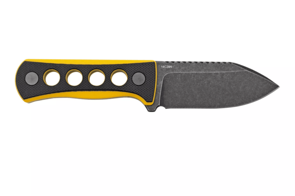 QSP Knife Canary 14C28N , G10, Black/Yellow QS141-A2 - KNIFESTOCK