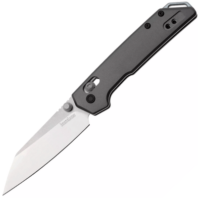 KERSHAW MINI IRIDIUM REVERSE TANTO Satin D2 Gray Aluminium DuraLock K-2051R - KNIFESTOCK