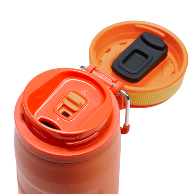 Stanley Termofľaša The IceFlow™ Bottle Twist Flip 470 ml Goldenrod Coral  - KNIFESTOCK