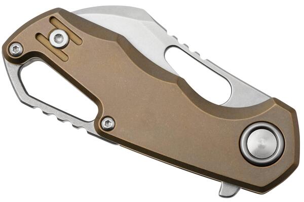 MKM ISONZO M390 Bronze anodized titanium BÖHLER M390 MK FX03M-1TBR - KNIFESTOCK