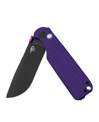 Bestech GLOK 14C28N Black Stonewash G10 Purple Button Lock BG55D - KNIFESTOCK