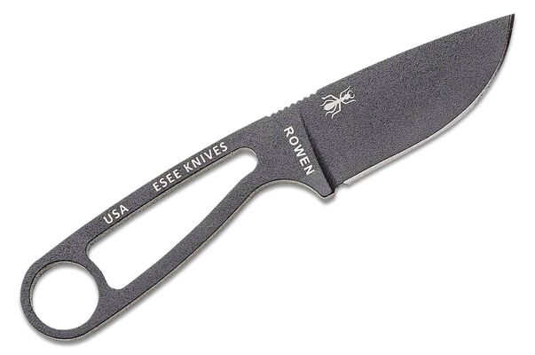 ESEE Izula Lame Grise Tactique, Manches G10 Noires avec Kit IZULA-TG-B-KIT - KNIFESTOCK