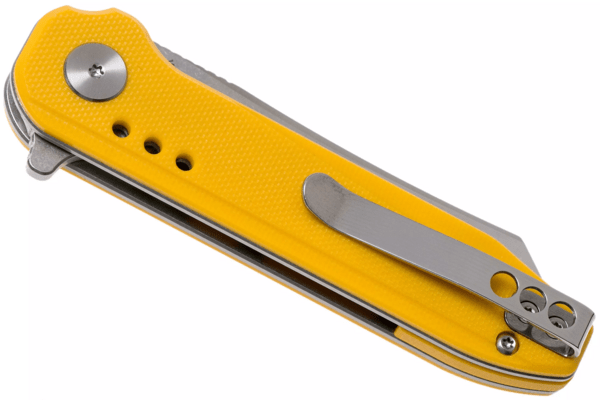 BESTECH Syntax 14C28N, Stone Wash+Satin, Yellow G10 BG40b - KNIFESTOCK