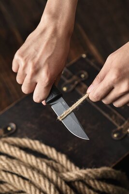 Knife Ganzo G807BW-BK - KNIFESTOCK