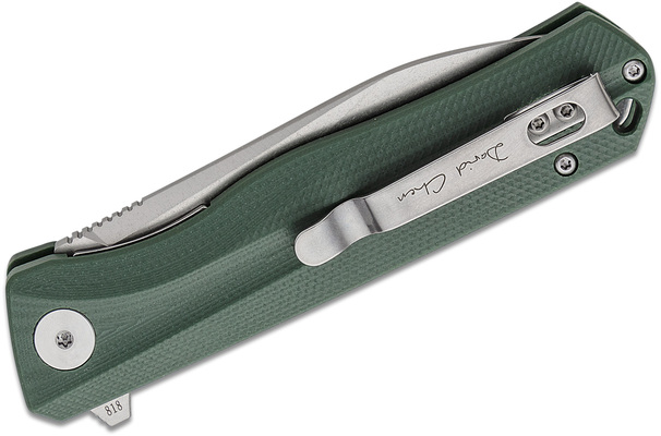 Petrified Fish PF818 Forward Stonewashed D2 Green G10 PF818GRW - KNIFESTOCK