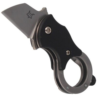 Fox Knives FX-536 Mini-Ta Folding Knife Black Nylon Handle - KNIFESTOCK