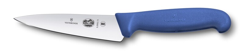 Victorinox kuchařský nůž 15 cm fibrox 5.2002.15 modrý - KNIFESTOCK